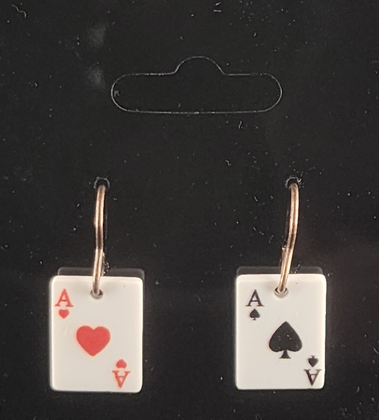 .9) Playing Card PIP Earrings (2 Styles)