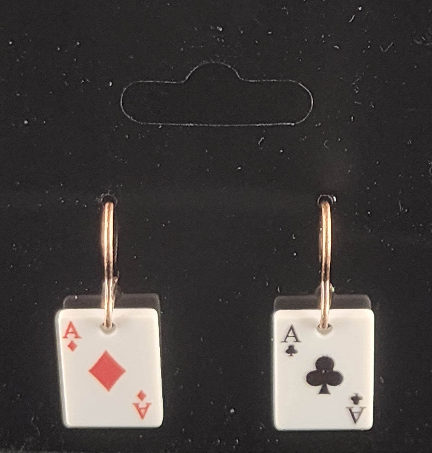 .9) Playing Card PIP Earrings (2 Styles)