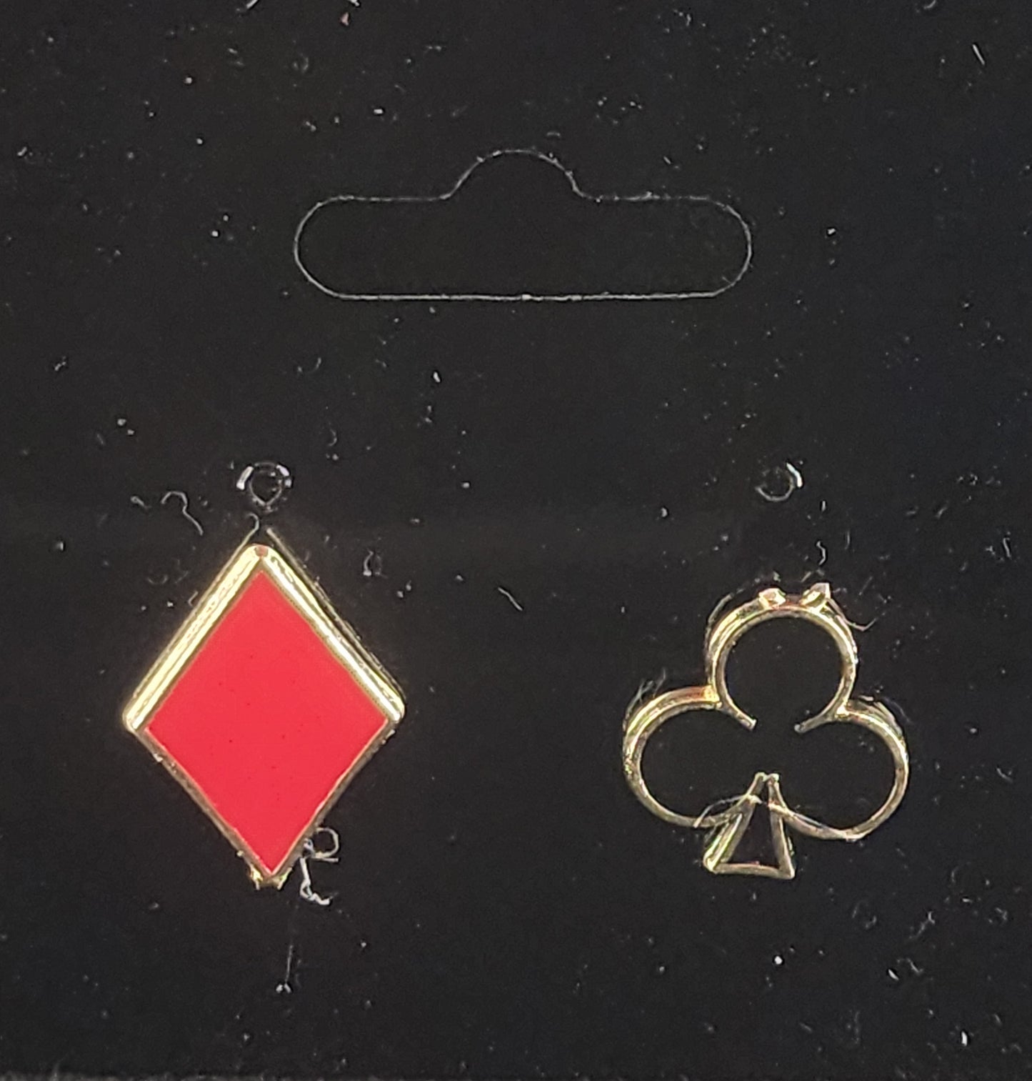 .9) Playing Card PIP Earrings (2 Styles)