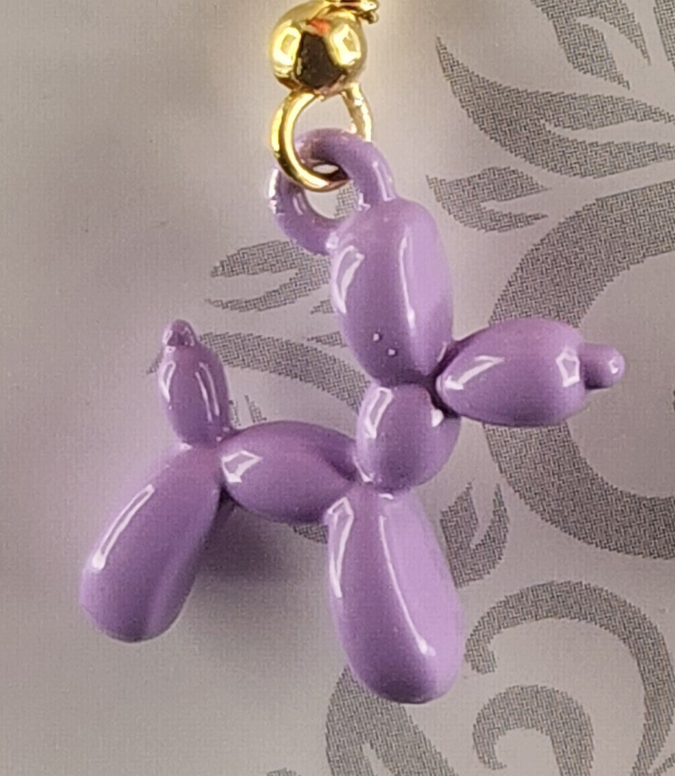 12) Balloon Dog Gold Chain Neckless (Various Colors)