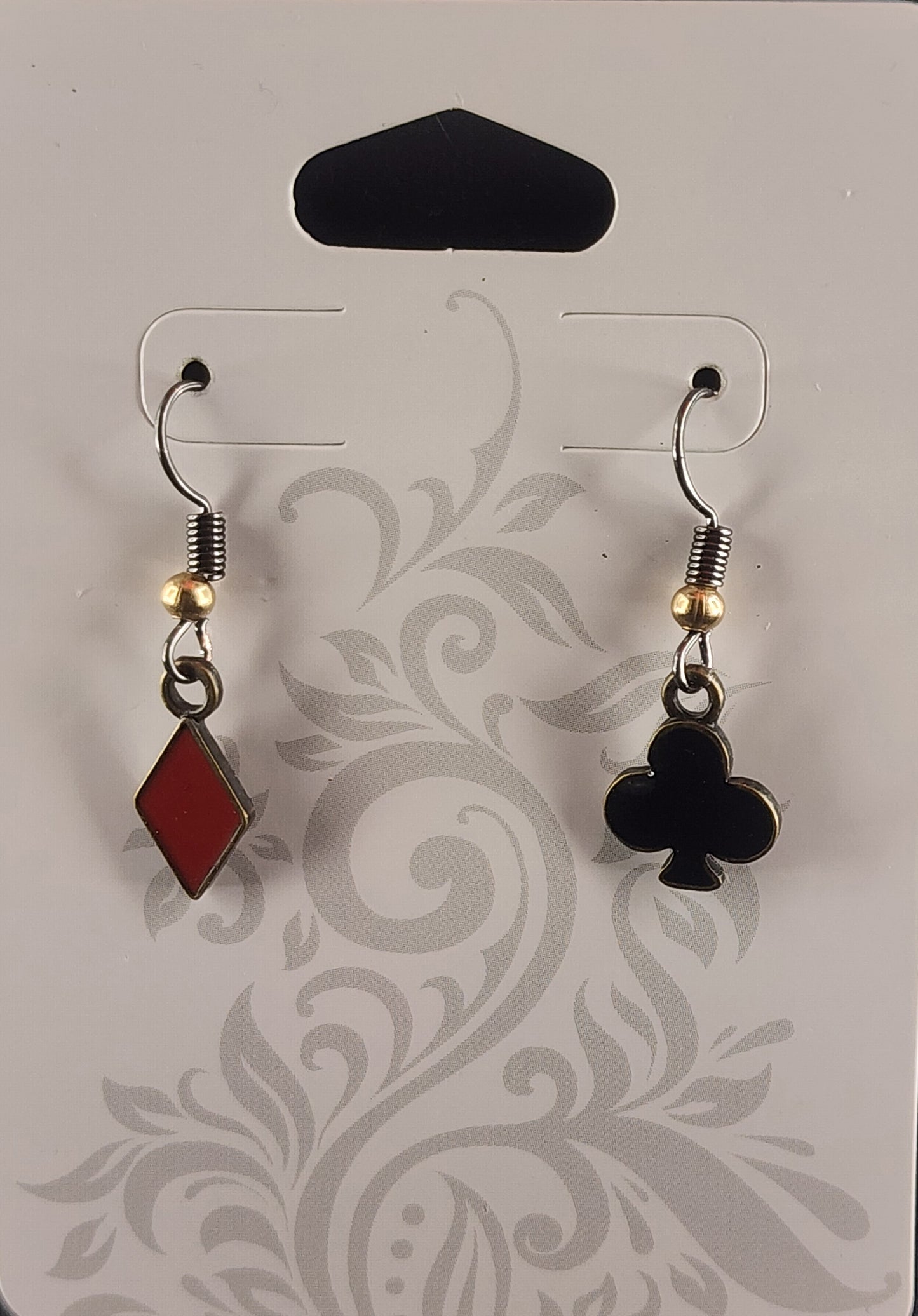 .9) Playing Card PIP Earrings (2 Styles)