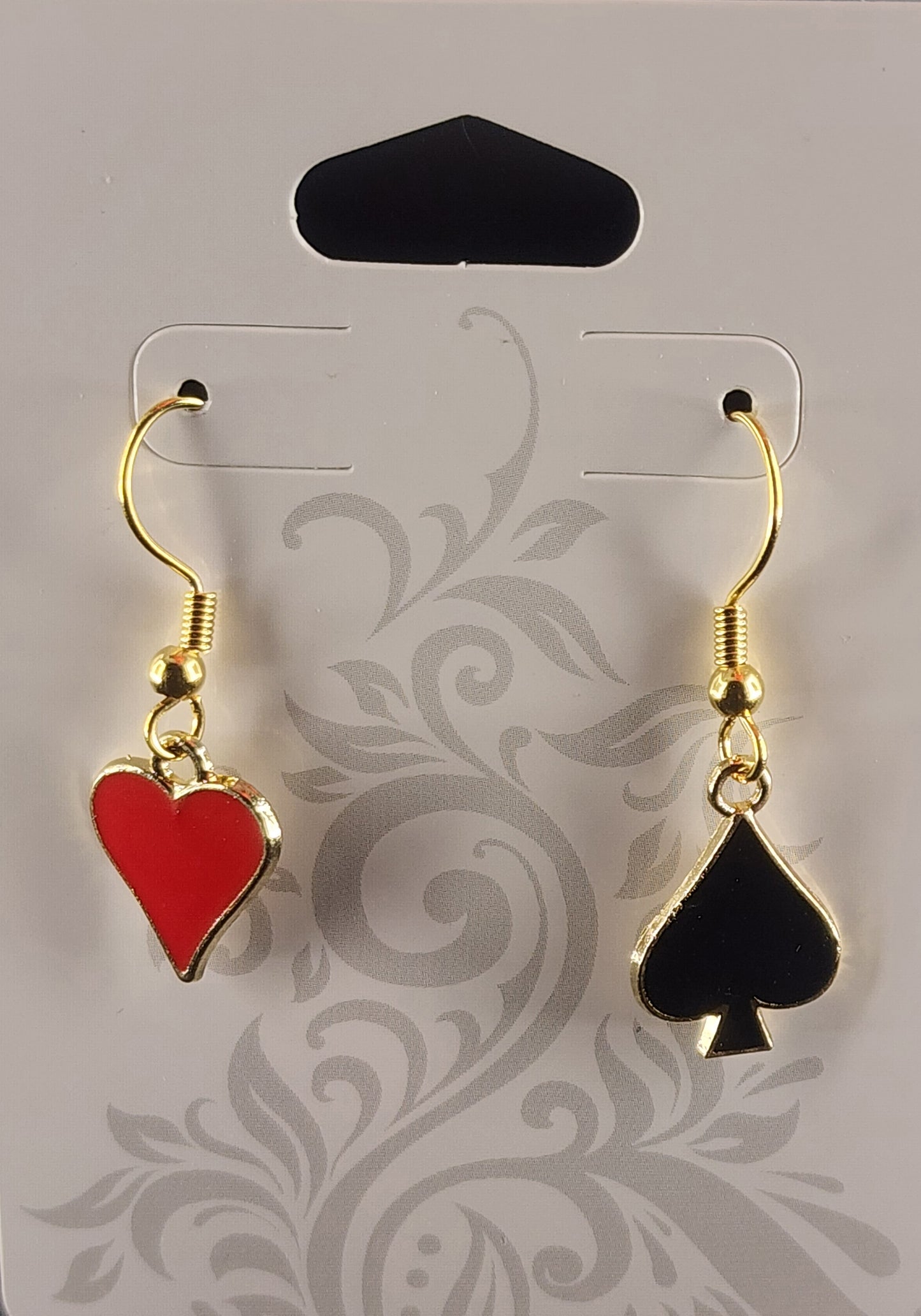 .9) Playing Card PIP Earrings (2 Styles)