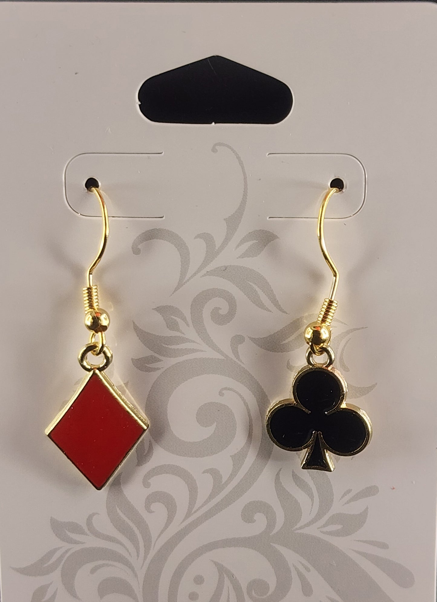 .9) Playing Card PIP Earrings (2 Styles)